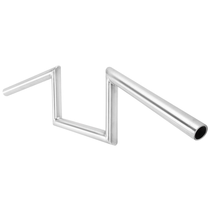 Z Bar Handlebars  - 1 inch - 6 inch Rise - Stainless Steel