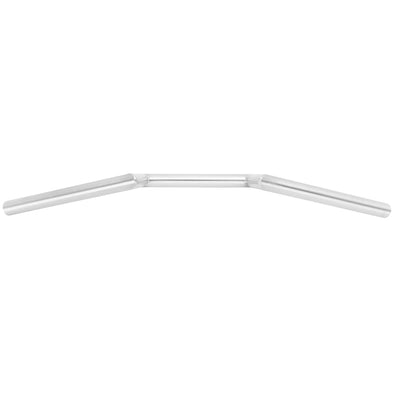 Z Bar Handlebars  - 1 inch - 6 inch Rise - Stainless Steel