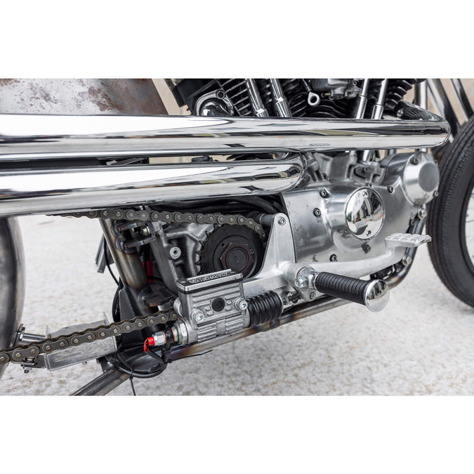 Cut Down Sportster Sprocket Cover- 1982-2003 Harley-Davidson Sportster - Tumbled Finish