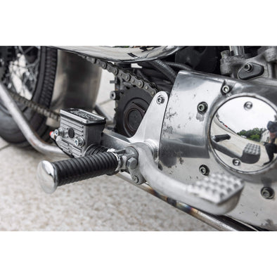 Cut Down Sportster Sprocket Cover- 1982-2003 Harley-Davidson Sportster - Tumbled Finish