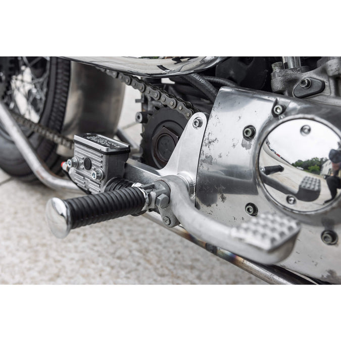 Cut Down Sportster Sprocket Cover- 1982-2003 Harley-Davidson Sportster - Tumbled Finish