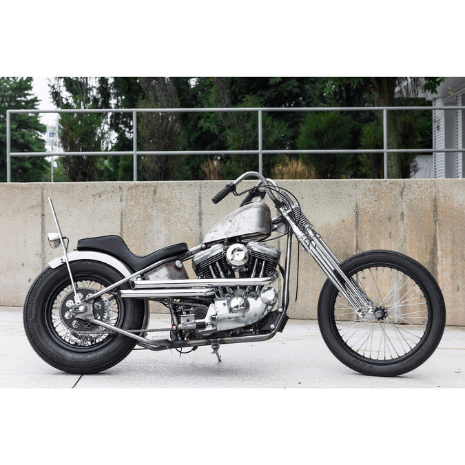 Cut Down Sportster Sprocket Cover- 1982-2003 Harley-Davidson Sportster - Tumbled Finish