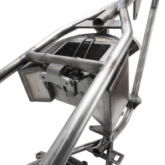Reno Full Rigid Chopper Frame 1936-1999 Harley-Davidson Big Twin 4 Speed - 2" Up - Frisco Tank Mounts - Horseshoe Oil Tank