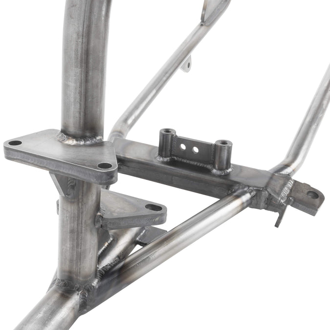 Reno Full Rigid Chopper Frame 1936-1999 Harley-Davidson Big Twin 4 Speed - 2" Up - Frisco Tank Mounts - Horseshoe Oil Tank