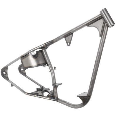 Reno Full Rigid Chopper Frame 1936-1999 Harley-Davidson Big Twin 4 Speed - 2" Up - Frisco Tank Mounts - Horseshoe Oil Tank
