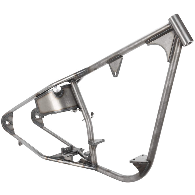 Reno Full Rigid Chopper Frame 1936-1999 Harley-Davidson Big Twin 4 Speed - 2" Up - Frisco Tank Mounts - Horseshoe Oil Tank