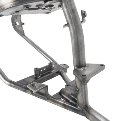 Reno Full Rigid Chopper Frame 1936-1999 Harley-Davidson Big Twin 4 Speed - 2" Up - Frisco Tank Mounts - Horseshoe Oil Tank