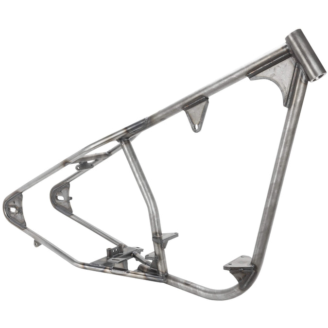 Reno Full Rigid Chopper Frame 1936-1999 Harley-Davidson Big Twin 5 Speed - 2" Up - Frisco Tank Mounts