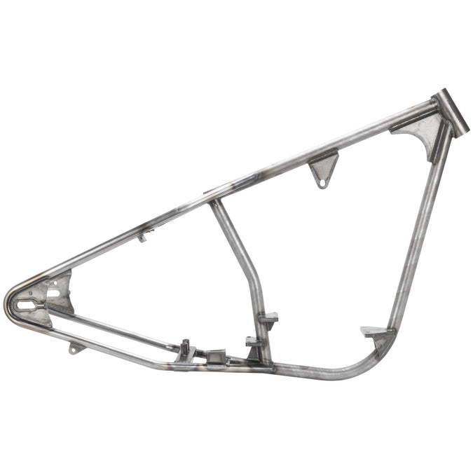 Reno Full Rigid Chopper Frame 1936-1999 Harley-Davidson Big Twin 5 Speed - 2" Up - Frisco Tank Mounts