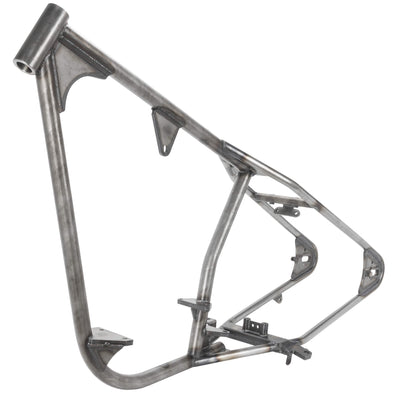 Reno Full Rigid Chopper Frame 1936-1999 Harley-Davidson Big Twin 5 Speed - 2" Up - Frisco Tank Mounts