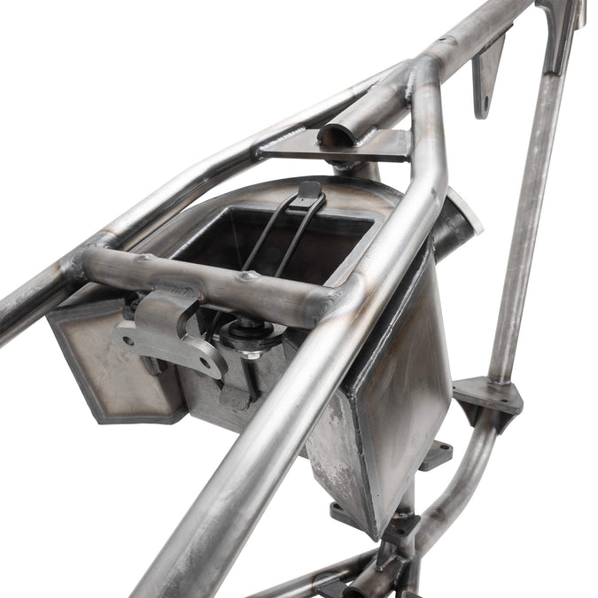 Reno Full Rigid Chopper Frame 1936-1999 Harley-Davidson Big Twin 5 Speed - 2" Up - Frisco Tank Mounts - Horseshoe Oil Tank