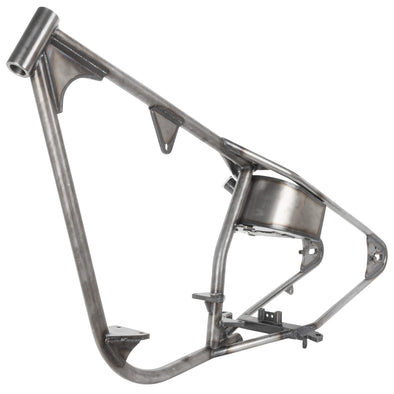 Reno Full Rigid Chopper Frame 1936-1999 Harley-Davidson Big Twin 5 Speed - 2" Up - Frisco Tank Mounts - Horseshoe Oil Tank