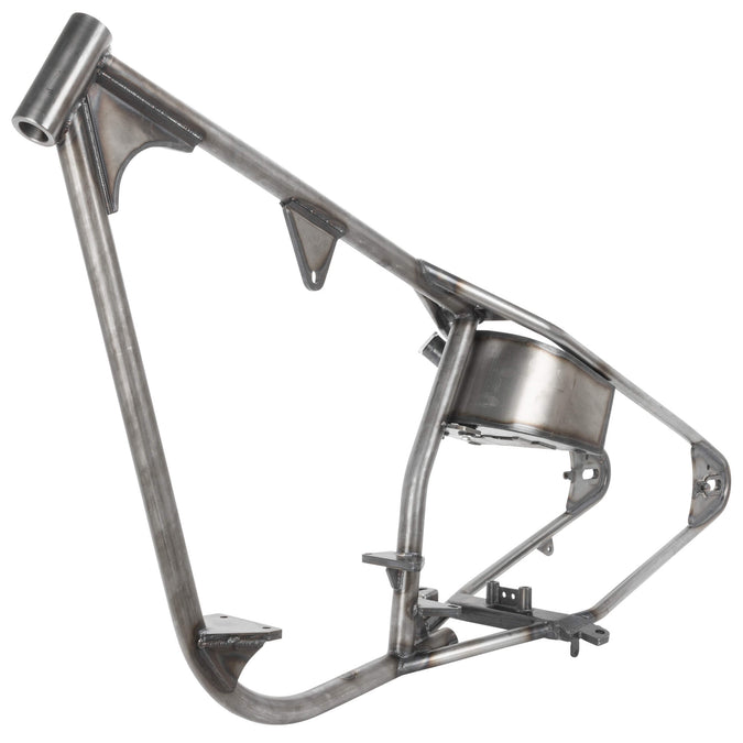 Reno Full Rigid Chopper Frame 1936-1999 Harley-Davidson Big Twin 5 Speed - 2" Up - Frisco Tank Mounts - Horseshoe Oil Tank