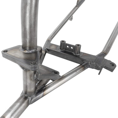 Reno Full Rigid Chopper Frame 1936-1999 Harley-Davidson Big Twin 5 Speed - 2" Up - Frisco Tank Mounts - Horseshoe Oil Tank