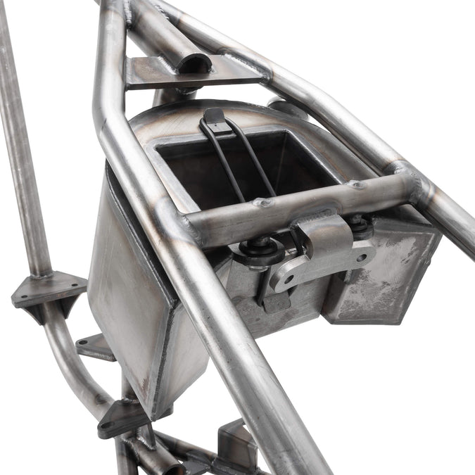 Reno Full Rigid Chopper Frame 1936-1999 Harley-Davidson Big Twin 5 Speed - 2" Up - Frisco Tank Mounts - Horseshoe Oil Tank