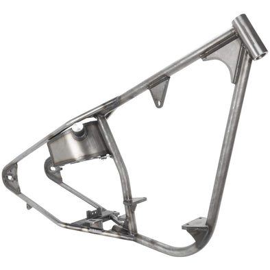 Reno Full Rigid Chopper Frame 1936-1999 Harley-Davidson Big Twin 5 Speed - 2" Up - Frisco Tank Mounts - Horseshoe Oil Tank