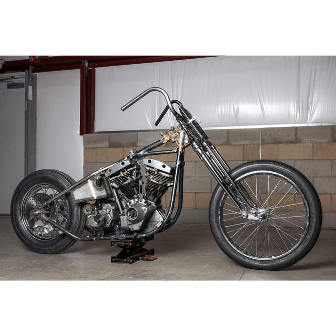 Bolt-On Oil Tank for Rigid Harley-Davidson Big Twin Frames with Electric Start