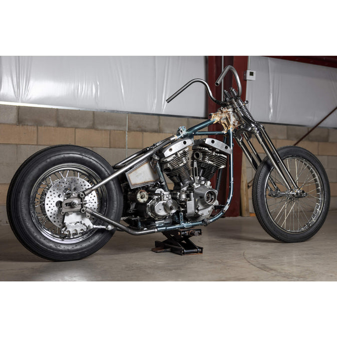Bolt-On Oil Tank for Rigid Harley-Davidson Big Twin Frames with Electric Start