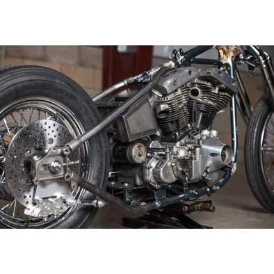 Bolt-On Oil Tank for Rigid Harley-Davidson Big Twin Frames with Electric Start
