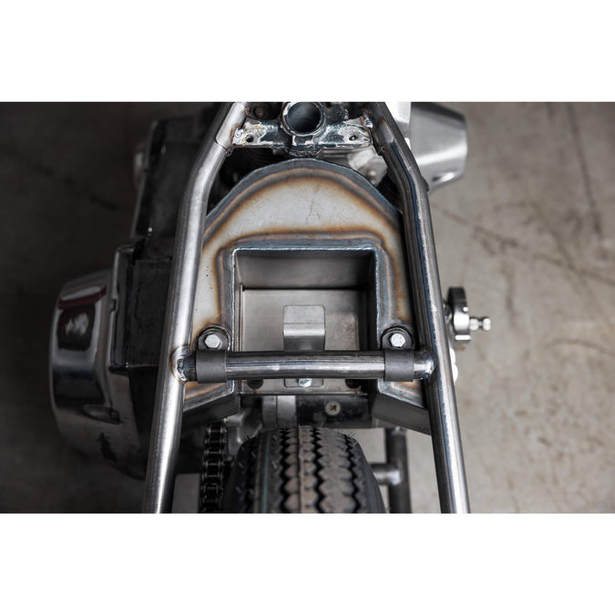 Bolt-On Oil Tank for Rigid Harley-Davidson Big Twin Frames with Electric Start