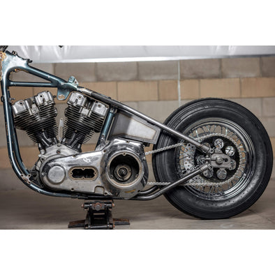 Bolt-On Oil Tank for Rigid Harley-Davidson Big Twin Frames with Electric Start