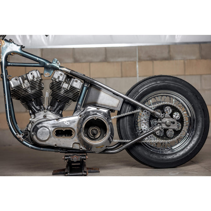 Bolt-On Oil Tank for Rigid Harley-Davidson Big Twin Frames with Electric Start