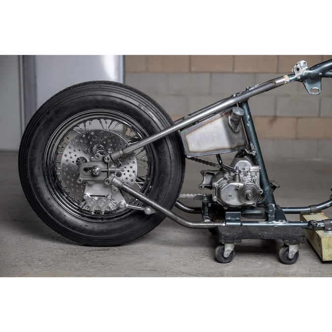 Bolt-On Oil Tank for Rigid Harley-Davidson Big Twin Frames with Electric Start