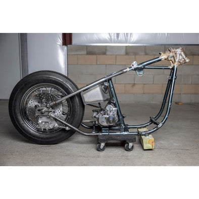 Bolt-On Oil Tank for Rigid Harley-Davidson Big Twin Frames with Electric Start