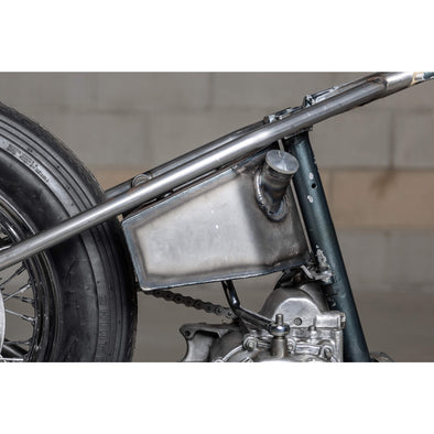 Bolt-On Oil Tank for Rigid Harley-Davidson Big Twin Frames with Electric Start