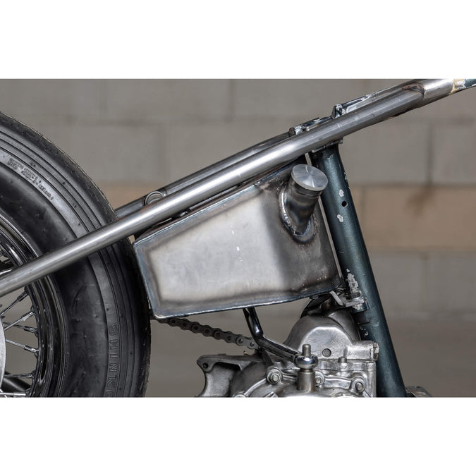 Bolt-On Oil Tank for Rigid Harley-Davidson Big Twin Frames with Electric Start