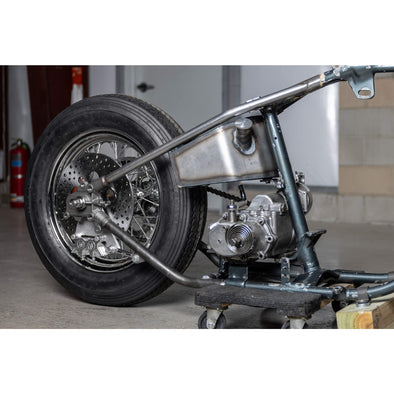 Bolt-On Oil Tank for Rigid Harley-Davidson Big Twin Frames with Electric Start