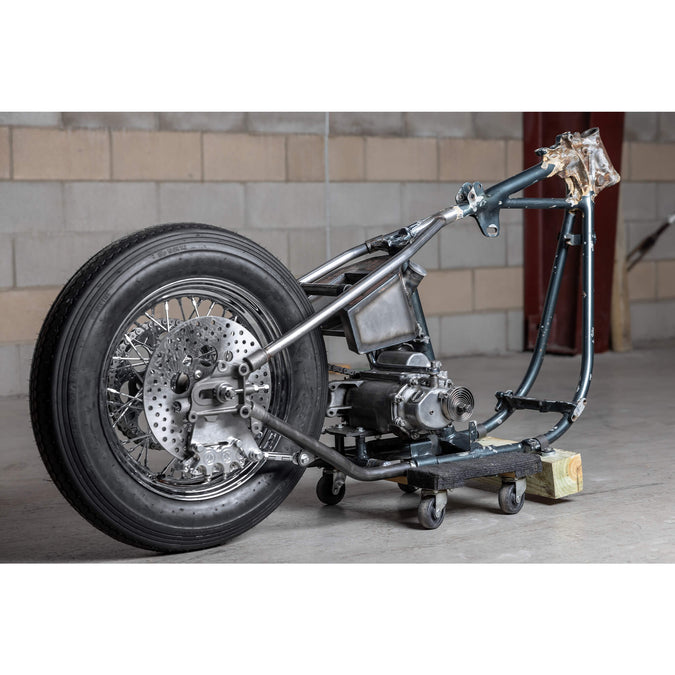 Bolt-On Oil Tank for Rigid Harley-Davidson Big Twin Frames with Electric Start