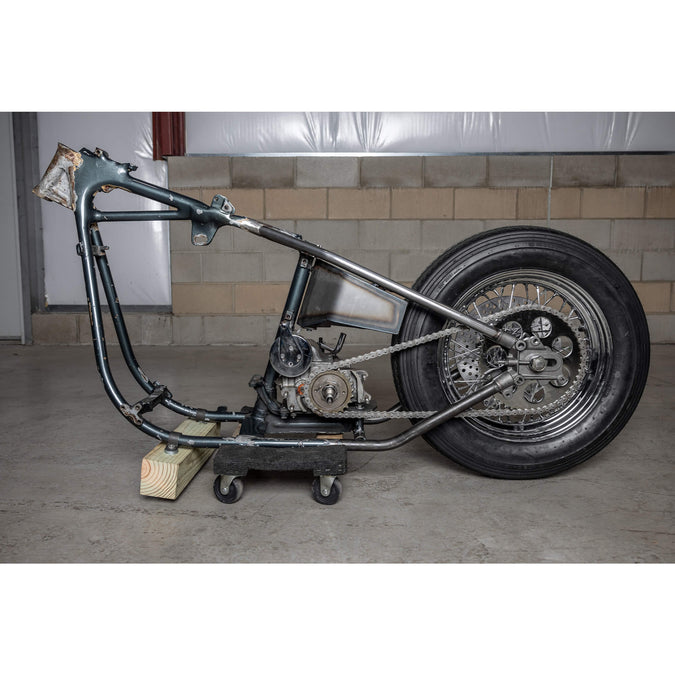 Bolt-On Oil Tank for Rigid Harley-Davidson Big Twin Frames with Electric Start
