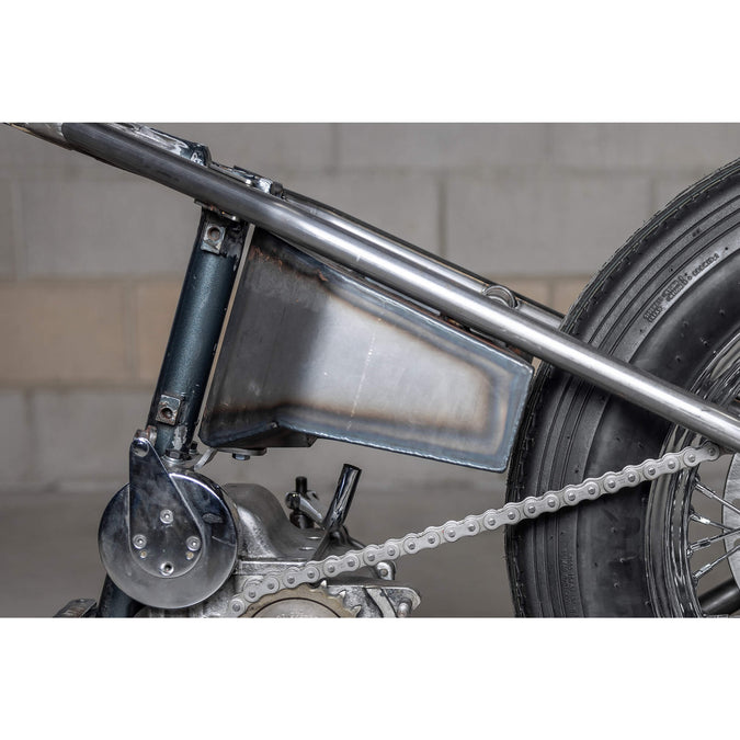 Bolt-On Oil Tank for Rigid Harley-Davidson Big Twin Frames with Electric Start