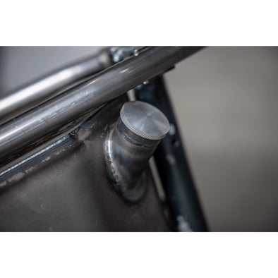 Bolt-On Oil Tank for Rigid Harley-Davidson Big Twin Frames with Electric Start