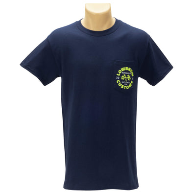 Bonneville Salt Flats 2026 Racing Support Pocket T-Shirt - Navy