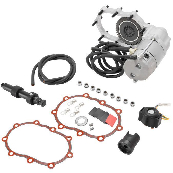 Stealthstarter Electric Starter Kit for Rigid Frame Harley-Davidson Big Twins with Baker 6-in-4 Gearboxes