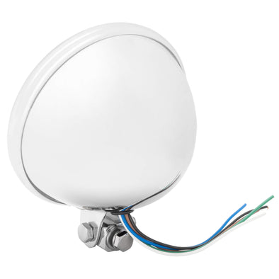 5-3/4 inch diameter Chrome Bottom Mount Halogen Headlight
