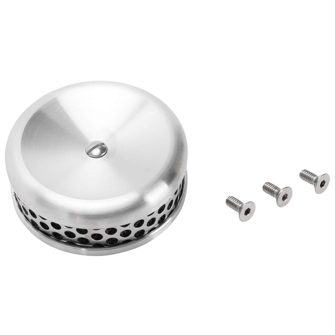 Watson 4" Air Cleaner S&S Super E/G Carburetor - Brushed Aluminum