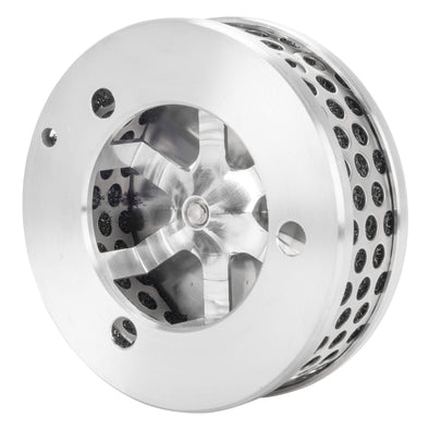 Watson 4" Air Cleaner S&S Super E/G Carburetor - Brushed Aluminum