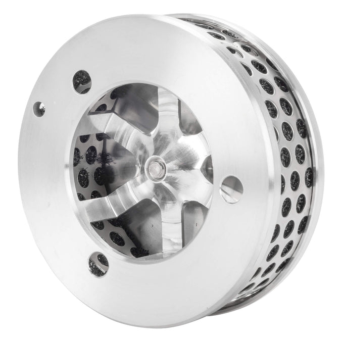 Watson 4" Air Cleaner S&S Super E/G Carburetor - Brushed Aluminum
