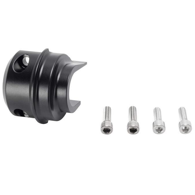 Gen 2 Brake Switch Pod Delete - Black - 1982-1995 Harley-Davidson
