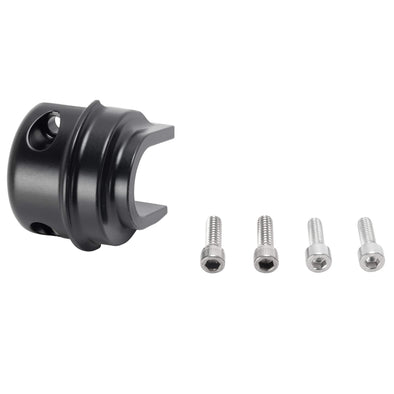 Gen 2 Brake Switch Pod Delete - Black - 1996-2013 Harley-Davidson