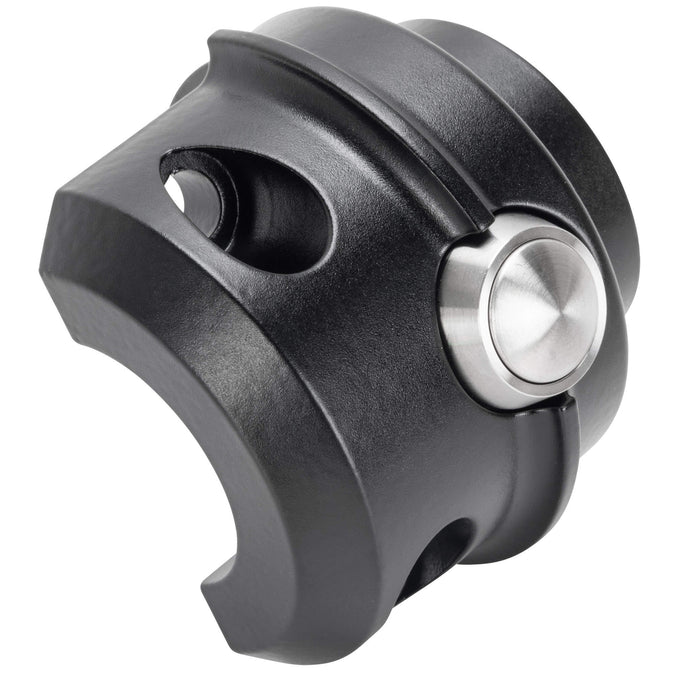 Micro Switch Housing - Brake Side - Single - Black - 1982-1995 Harley-Davidson