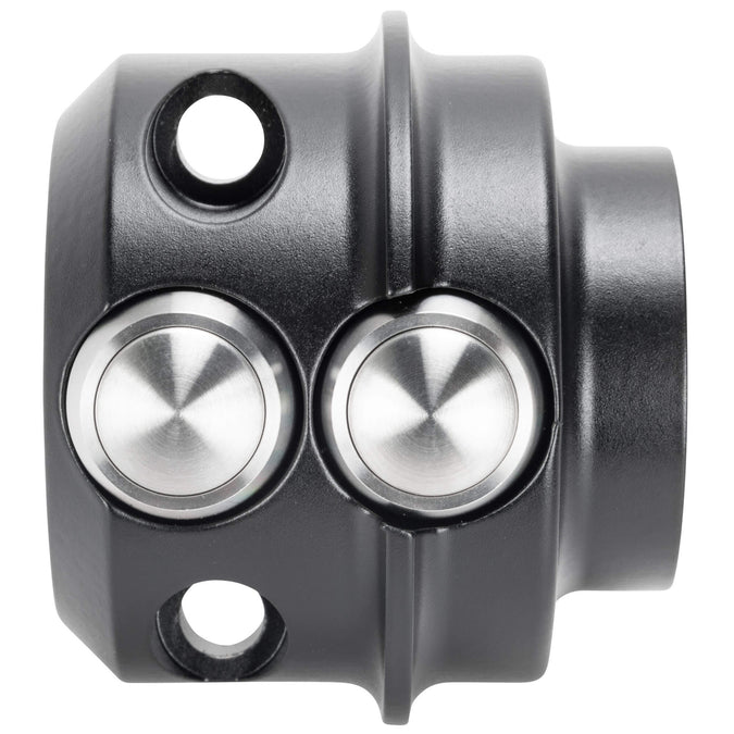 Micro Switch Housing - Brake Side - Double - Black - 1982-1995 Harley-Davidson