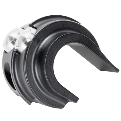 Micro Switch Housing - Brake Side - Double - Black - 1982-1995 Harley-Davidson