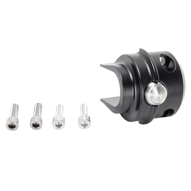 Micro Switch Housing - Clutch Side - Single - Black - 1982-1995 Harley-Davidson