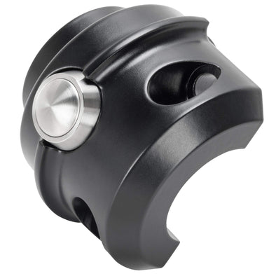 Micro Switch Housing - Clutch Side - Single - Black - 1982-1995 Harley-Davidson