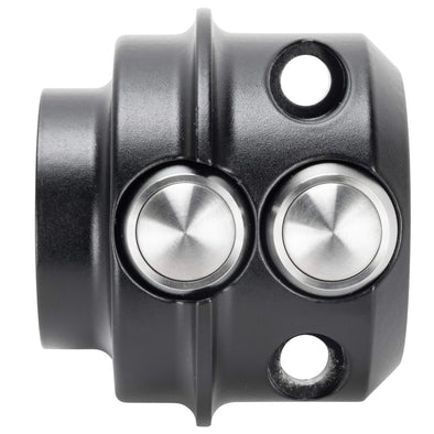 Micro Switch Housing - Clutch Side - Double - Black - 1982-1995 Harley-Davidson
