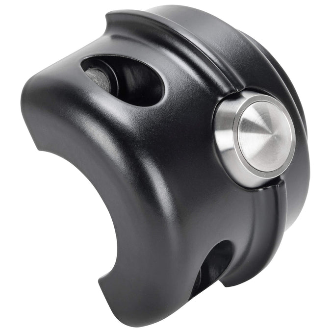 Micro Switch Housing - Brake Side - Single - Black - 1996-2013 Harley-Davidson